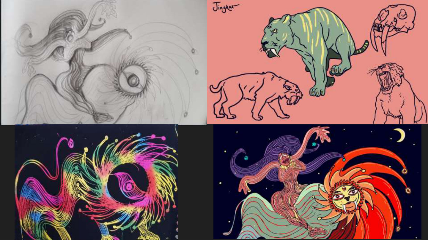 Flyover Country — creature illustrations