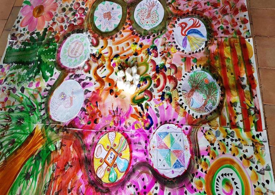 Community mural painting, 2017