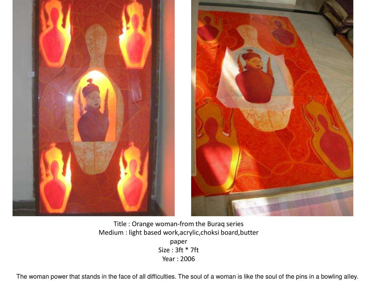 Buraq Series — light based work, 2005