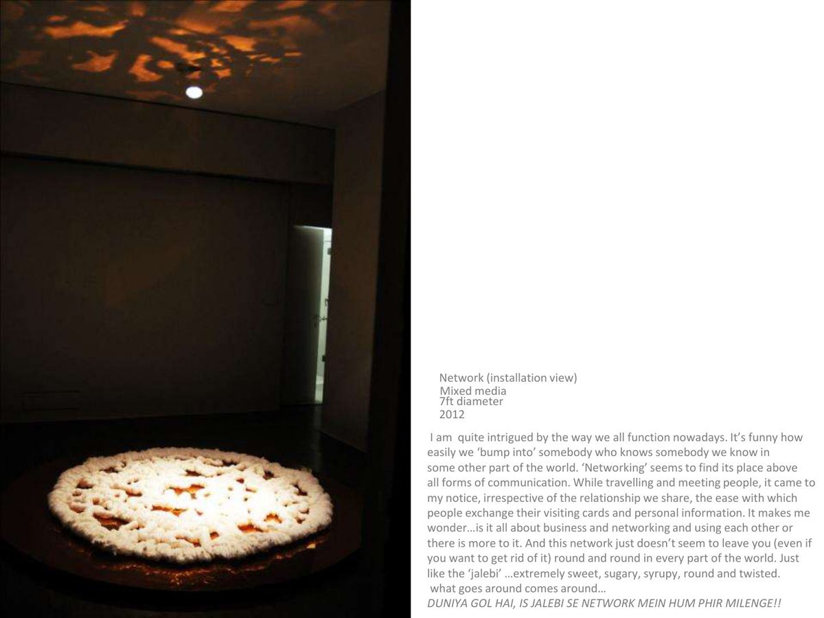 Network — installation, 2012