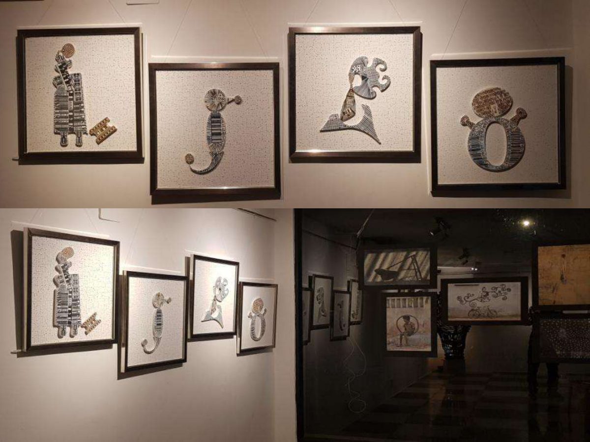 Typography series — gallery installation, 2015