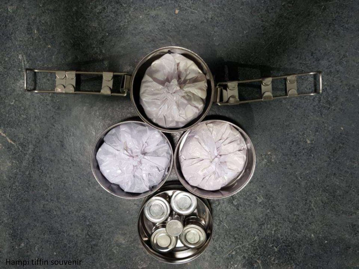 Hampi tiffin souvenir — 2019